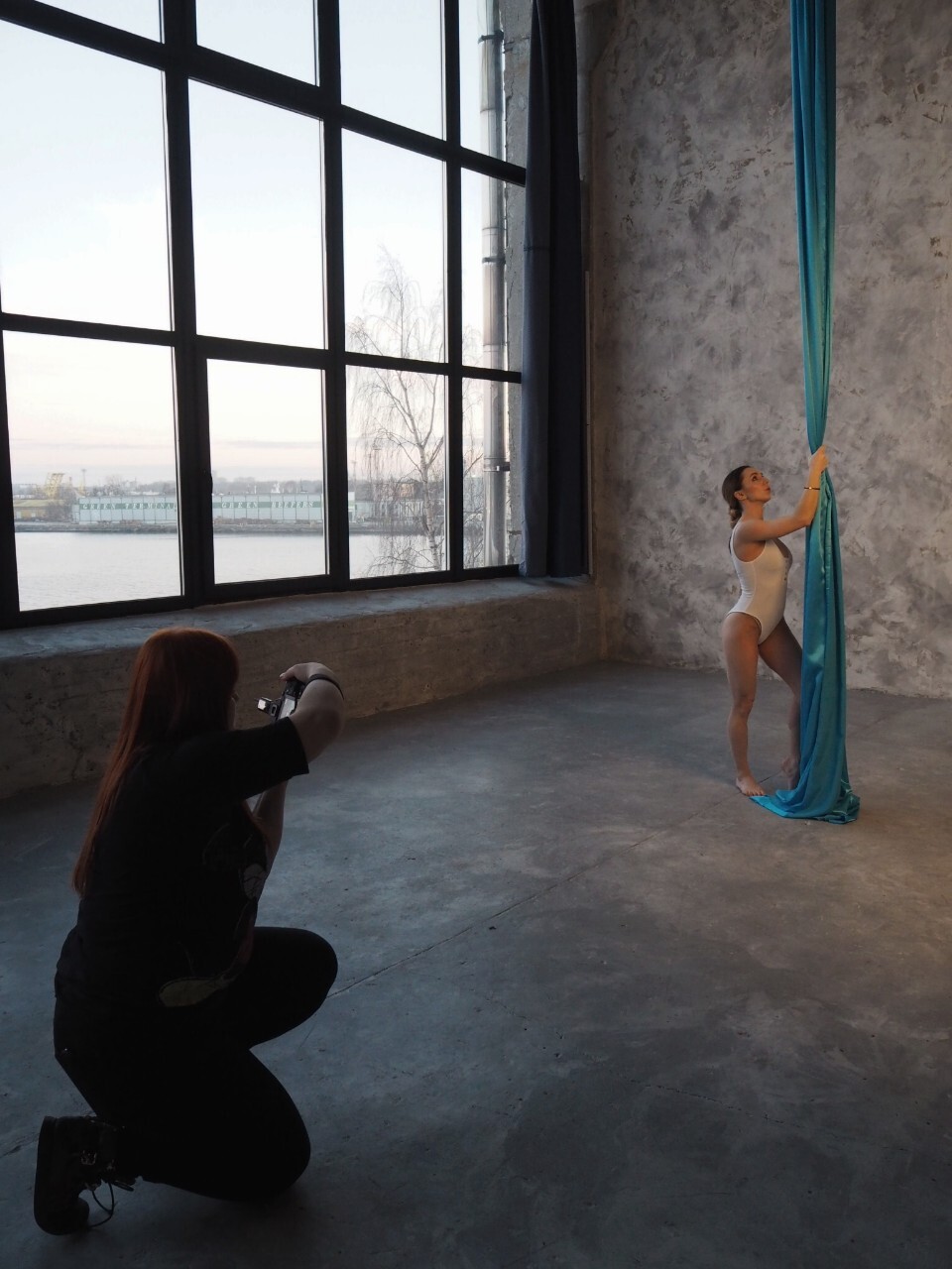 Photographer documenting the creative laboratory